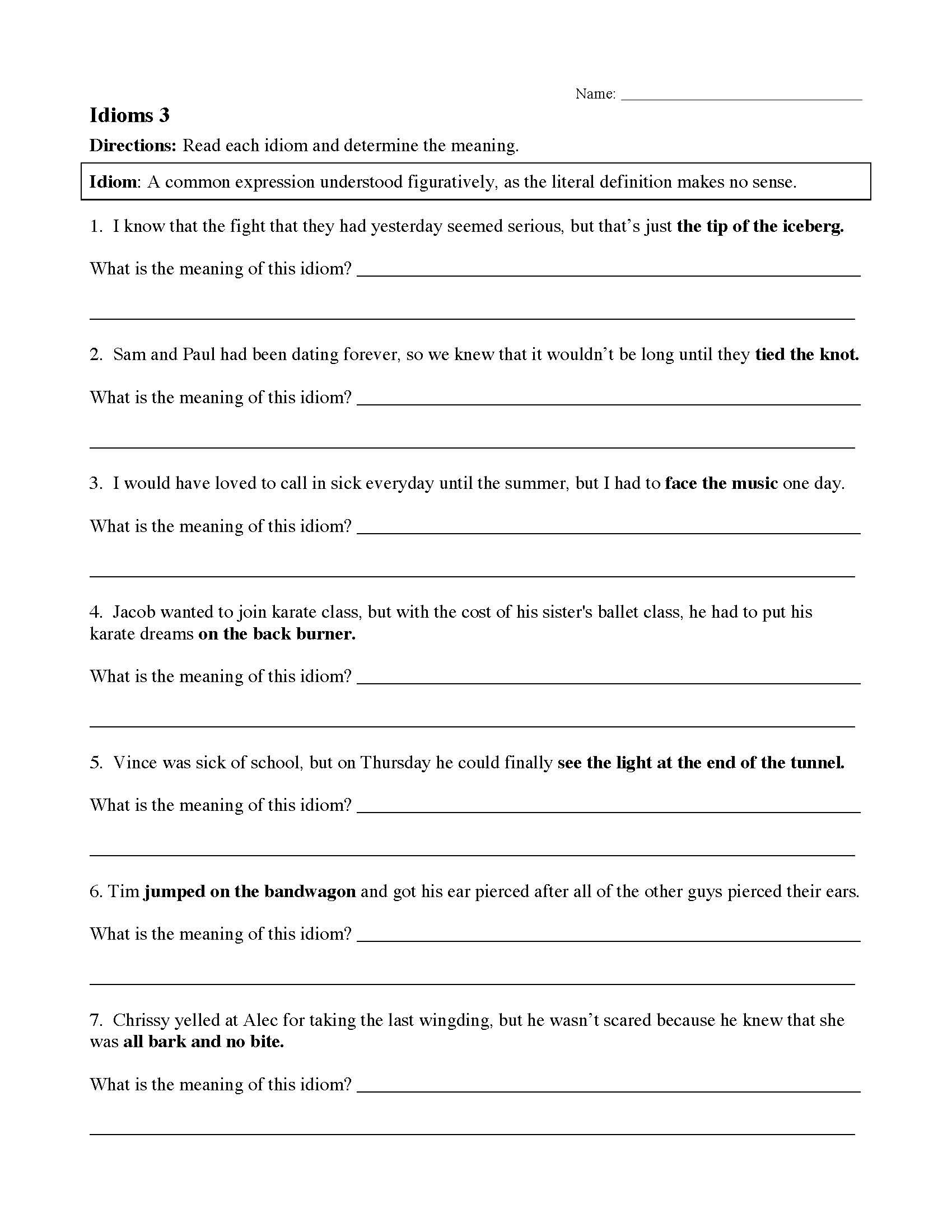 idioms-worksheet-6-answers