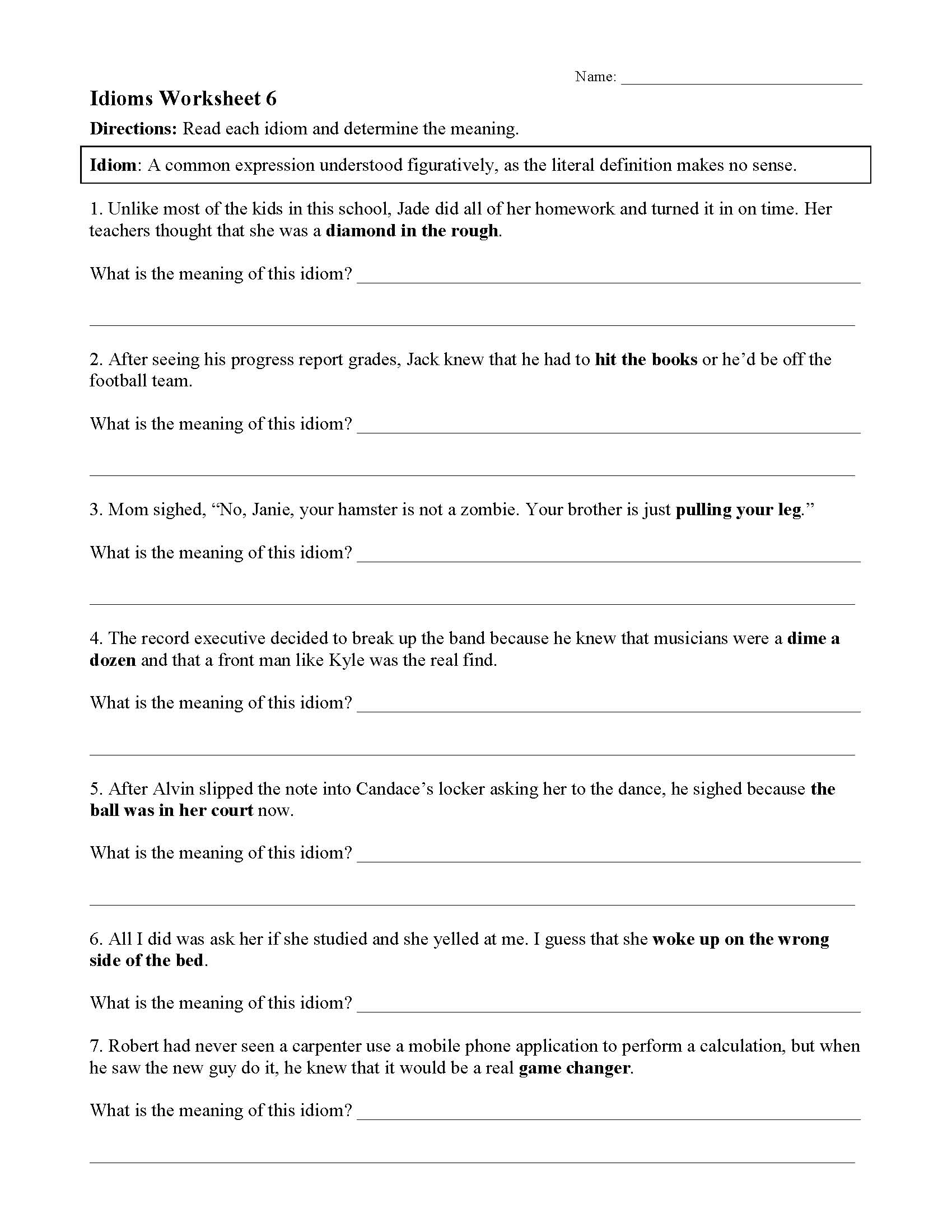 idiom-worksheet-6-reading-activity