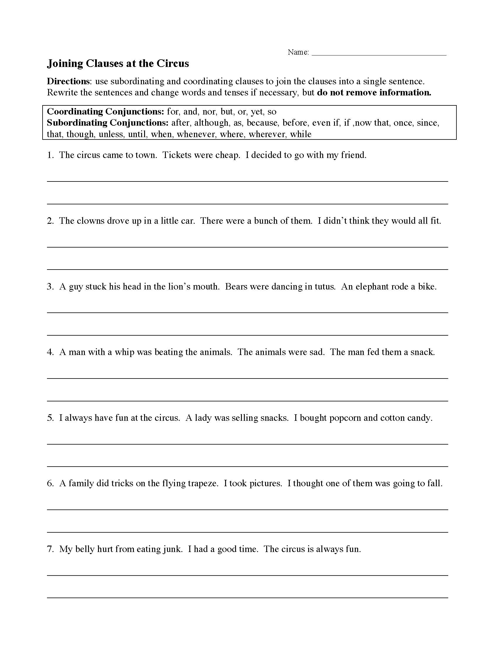 joining-clauses-at-the-circus-worksheet-preview