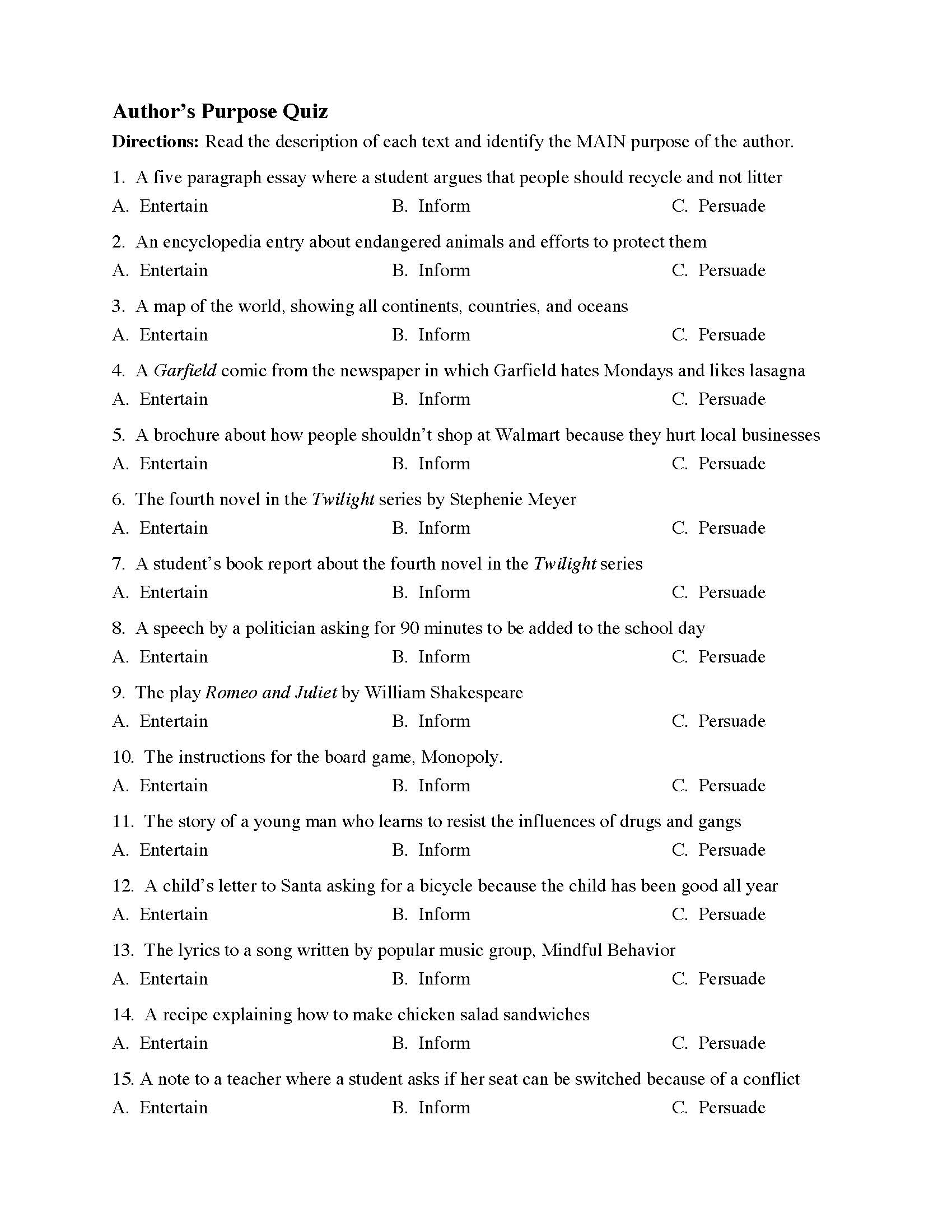 41 Author's Purpose Worksheet 1st Grade - combining like terms worksheet