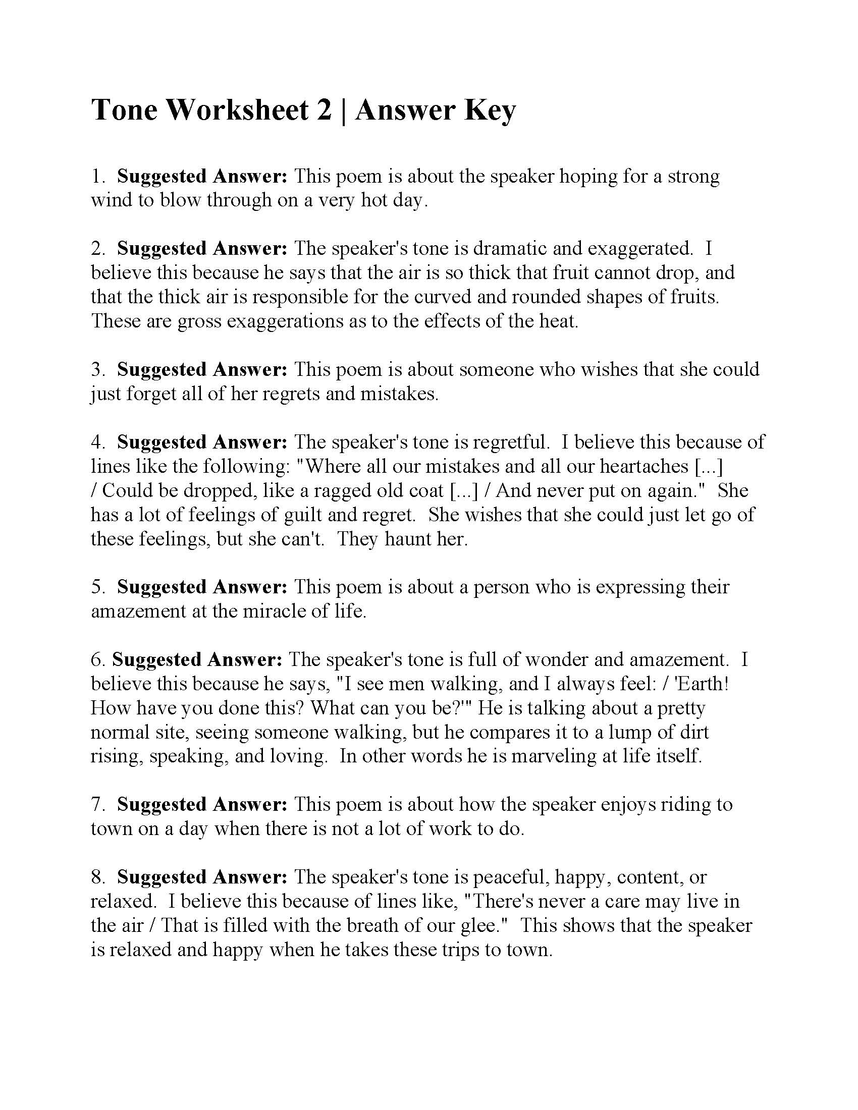 Mistakes & Regrets Worksheet 