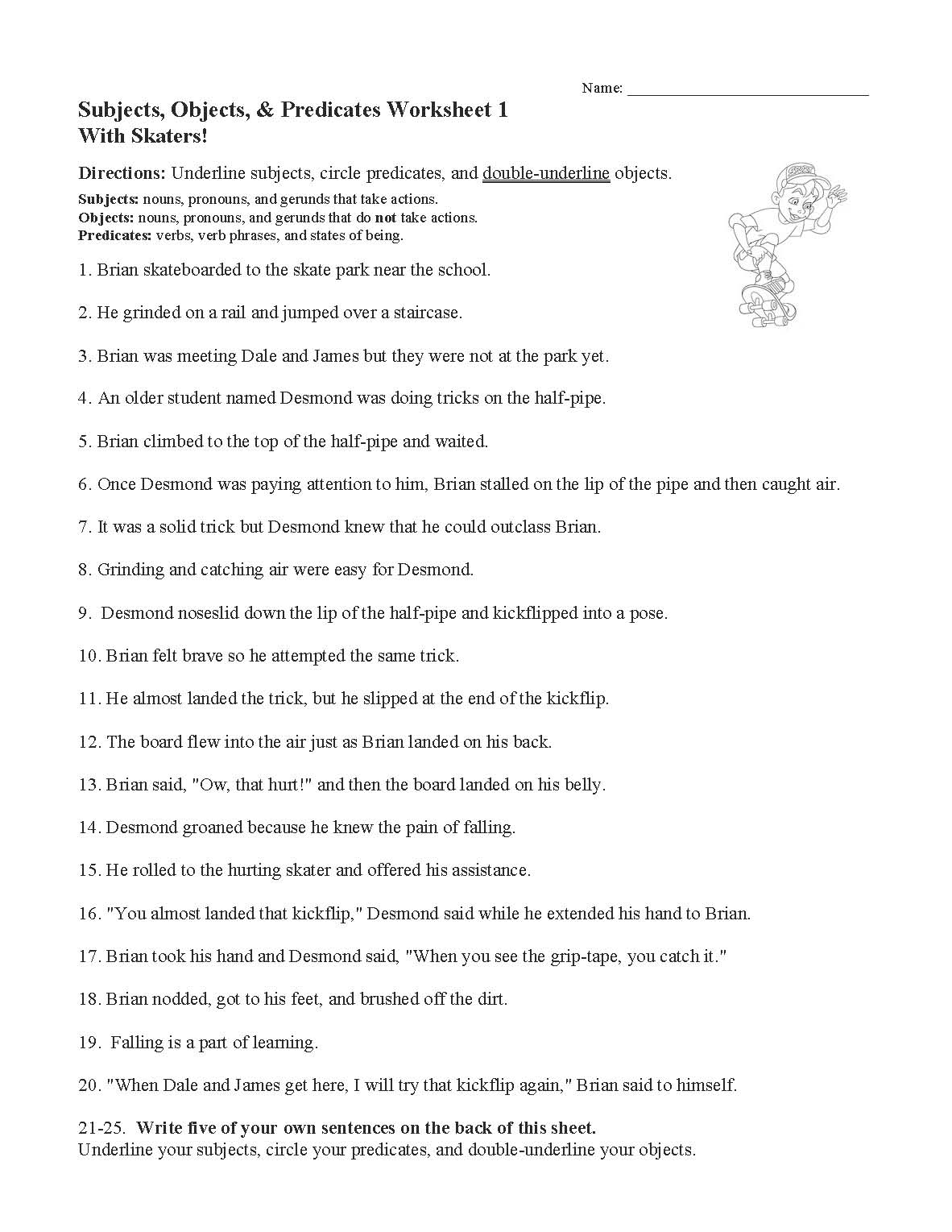 subjects-objects-and-predicates-with-skaters-worksheet-sentence